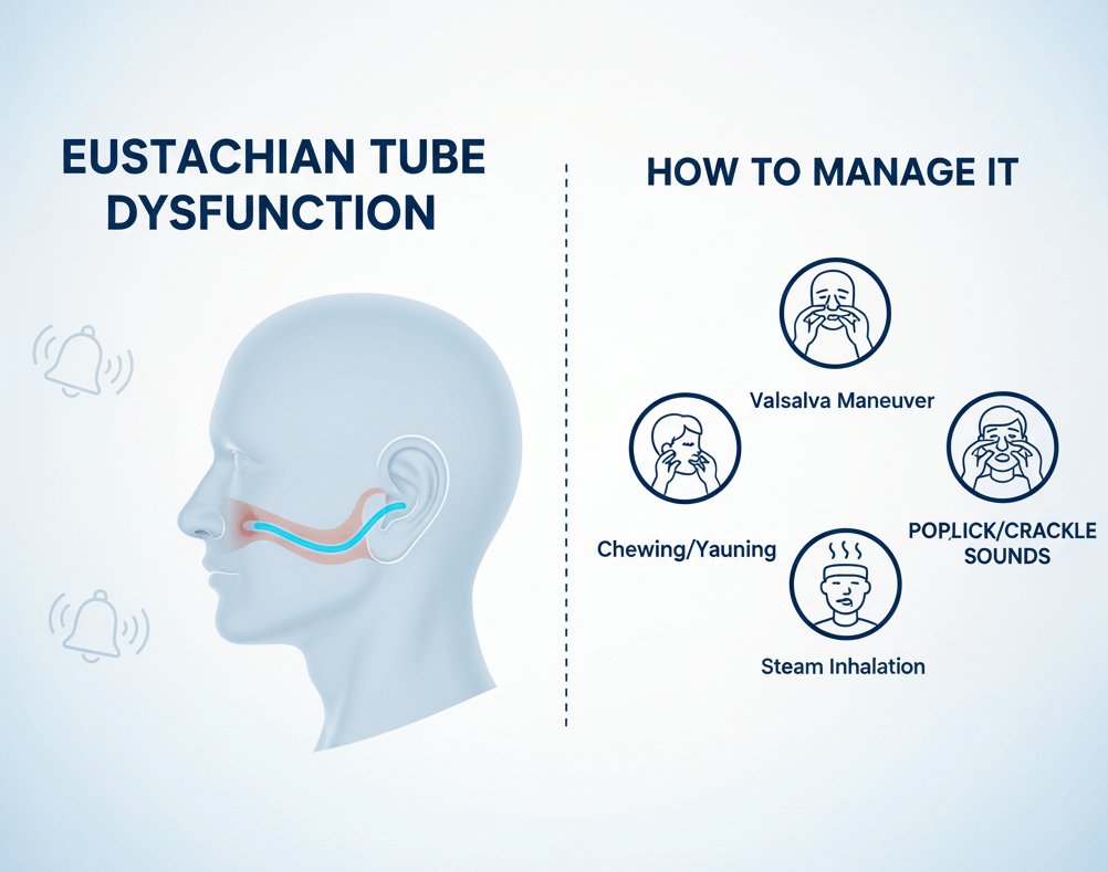 Masalah kegagalan fungsi tiub Eustachian telinga (Eustachian Tube Dysfunction –&nbsp;ETD)