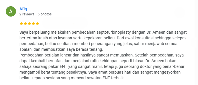 Google Review from Patient 3