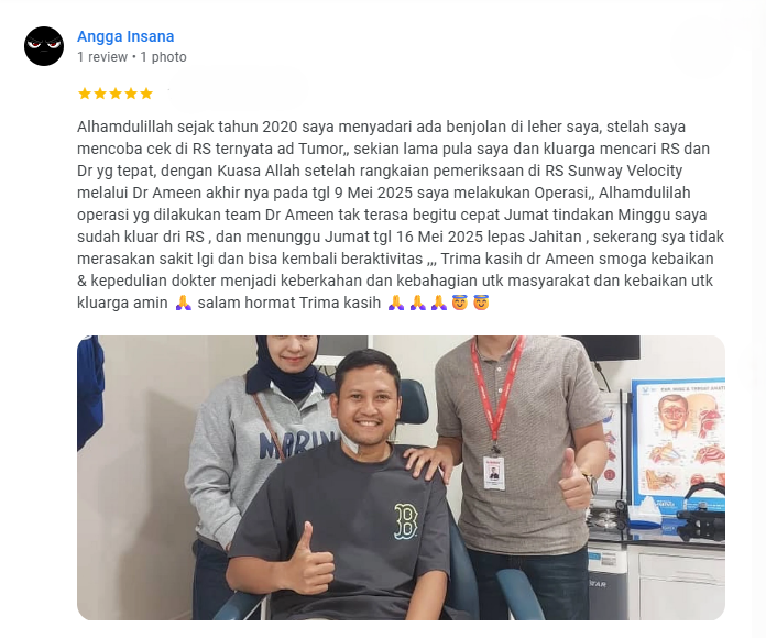 Google Review from Patient 1